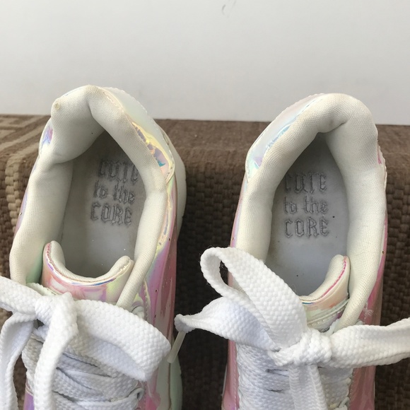 Dolls Kill LALA Hologram Platform Sneaker 5 - Picture 9 of 11